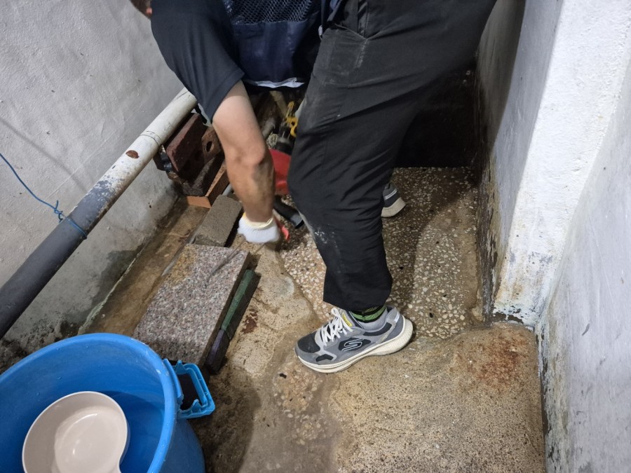 평택시 세교동 교회 지하 모터실 마무리 점검 사진